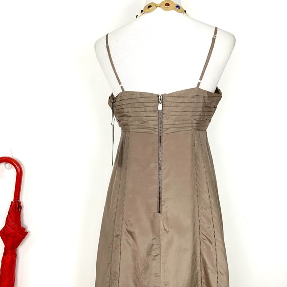 New Stella & Jamie Babydoll Silk/Cotton Blend Maxi Dress Sz M - L - Picture 6 of 16